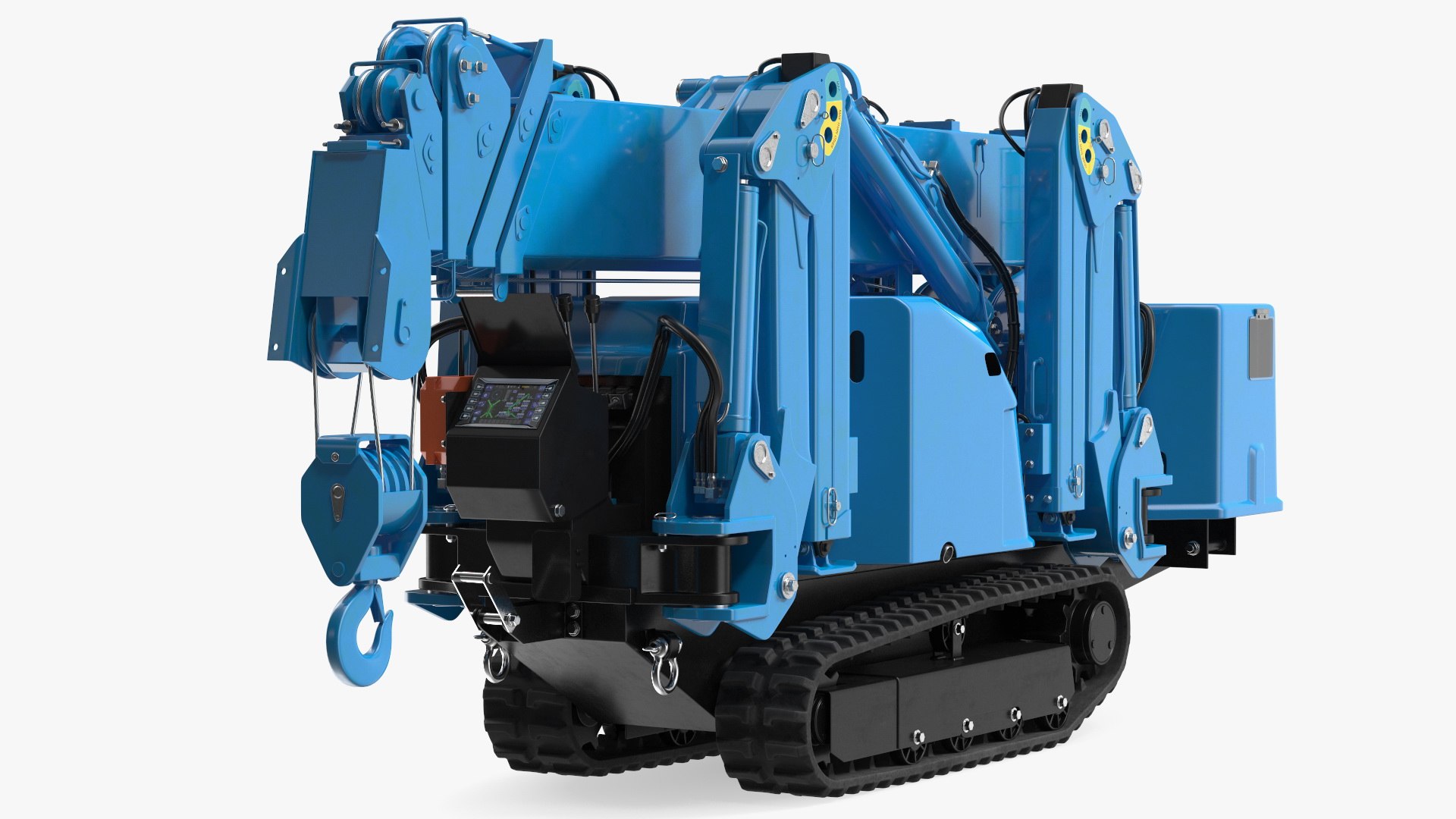 Spider Mini Crane Rigged 3D model preview