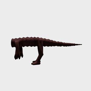 3d model worm monster
