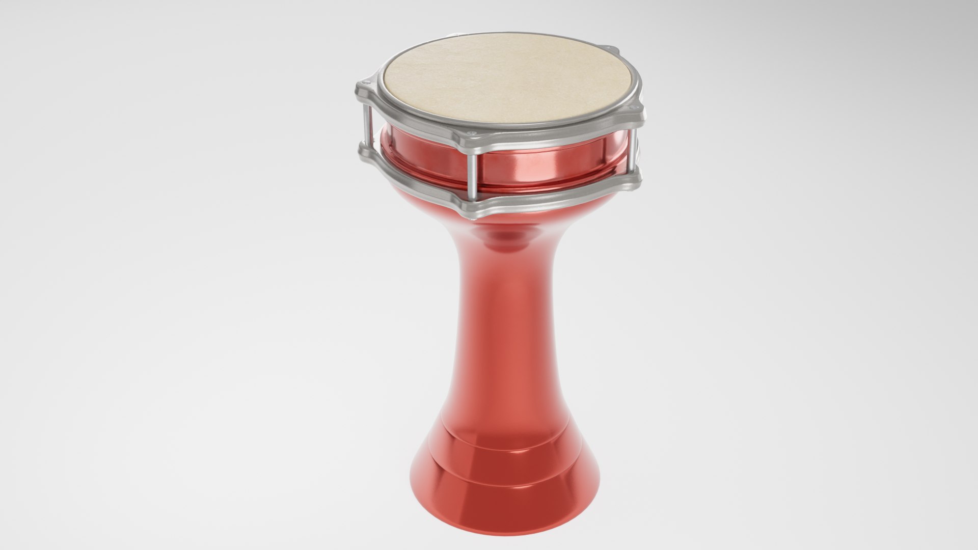 Acoustic Guitar with Case and Stand Doumbek Drum Set Instrument