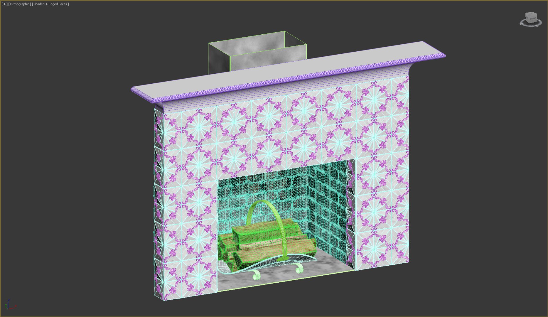 3D Fireplace Heating Firebox - TurboSquid 1473736
