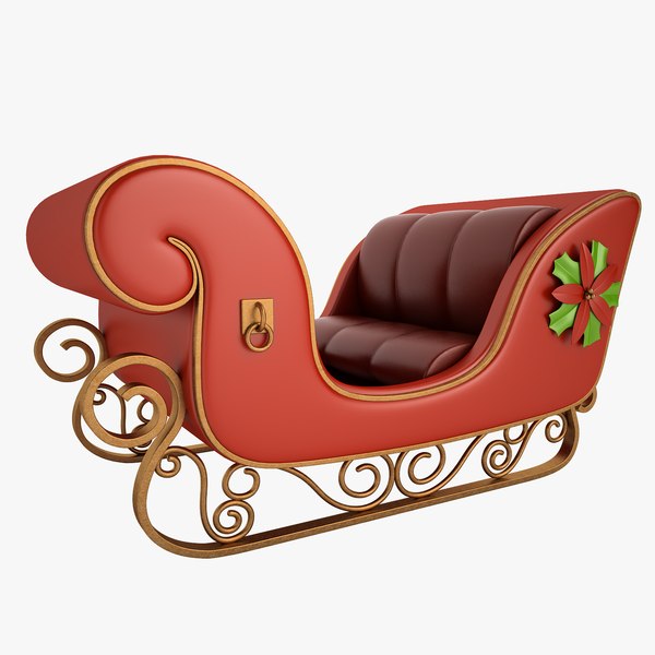 3ds max christmas sleigh