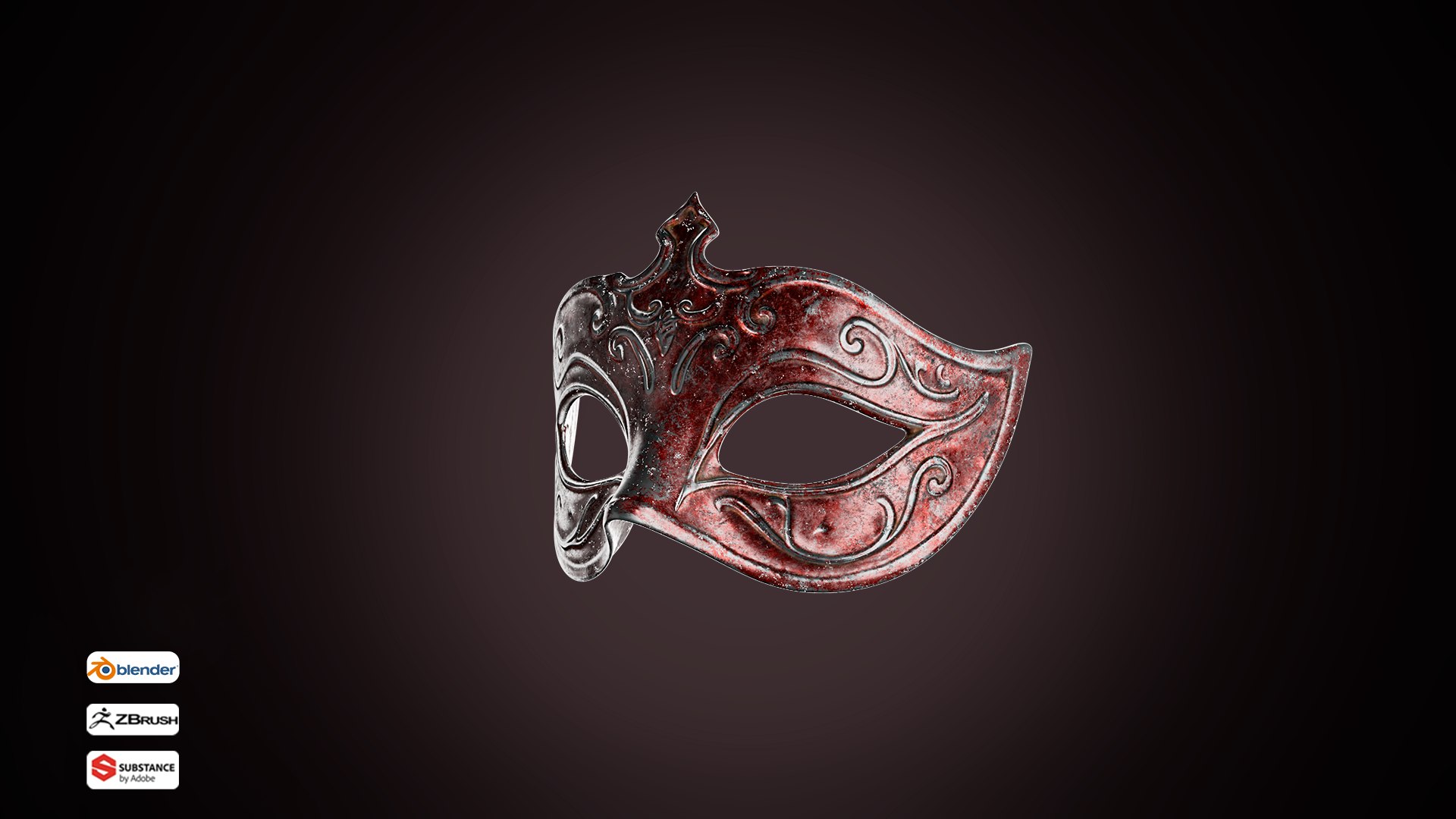 Female Blood-Stained Venetian Masquerade Mask - Gothic Horror Game-Ready 3D Model 3D model https://p.turbosquid.com/ts-thumb/uD/4BolUi/hr/12/png/1784481072/1920x1080/fit_q87/3728909a85e0ca33b88d21ae41c9e7ec6eea18b4/12.jpg