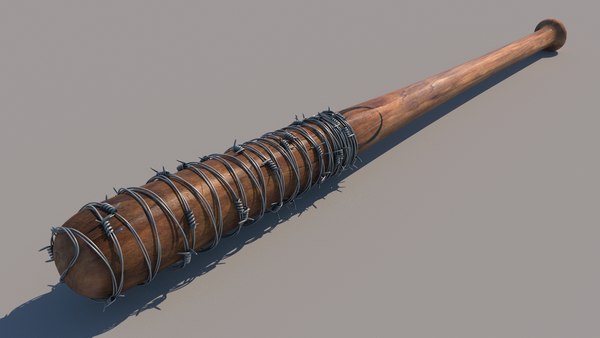 baseball bat lucille 3D model