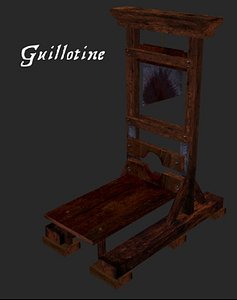 guillotine fantasy medieval ma