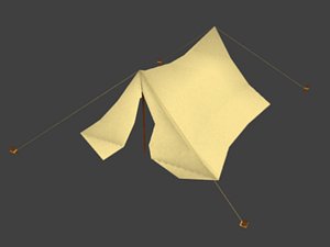3d tent house