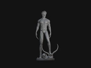 3D x men character base design