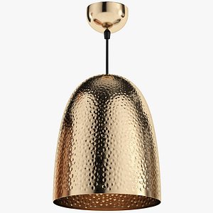 Pendant Light Hammered Nickel Plated