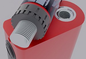 vaping mod tank 3D model