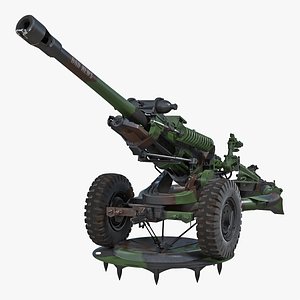light field howitzer m119 3D