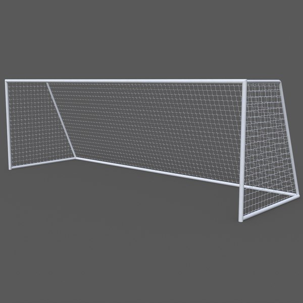 PBR Soccer Football Goal Post E 3D model