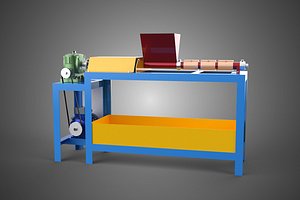 PLASTIC PIPES EXTRUSION MACHINE EXTRUDER GRANULE RECYCLING LINE 3D model