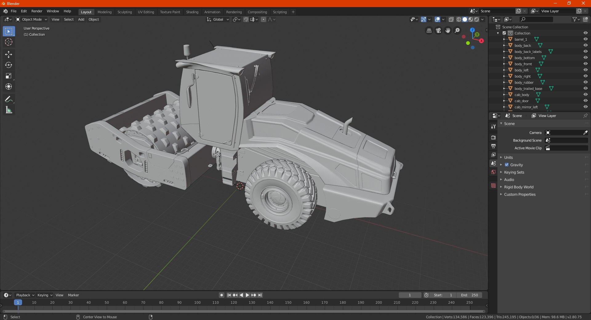 3D Single Drum Compactor Vehicle Dirty https://p.turbosquid.com/ts-thumb/uD/YztNGe/U4/singledrumcompactorvehicledirtyvray3dmodel043/jpg/1625598284/1920x1080/fit_q87/2c68c8002f2a43b2aeb0bebf207c00a19cea83ed/singledrumcompactorvehicledirtyvray3dmodel043.jpg