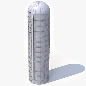 3D Farm Bunker Silo PBR model