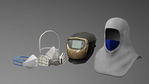 Masks pack 3D model