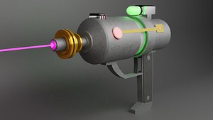 3D model laser gun