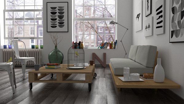 modelo 3d Escena interior - TurboSquid 1054324