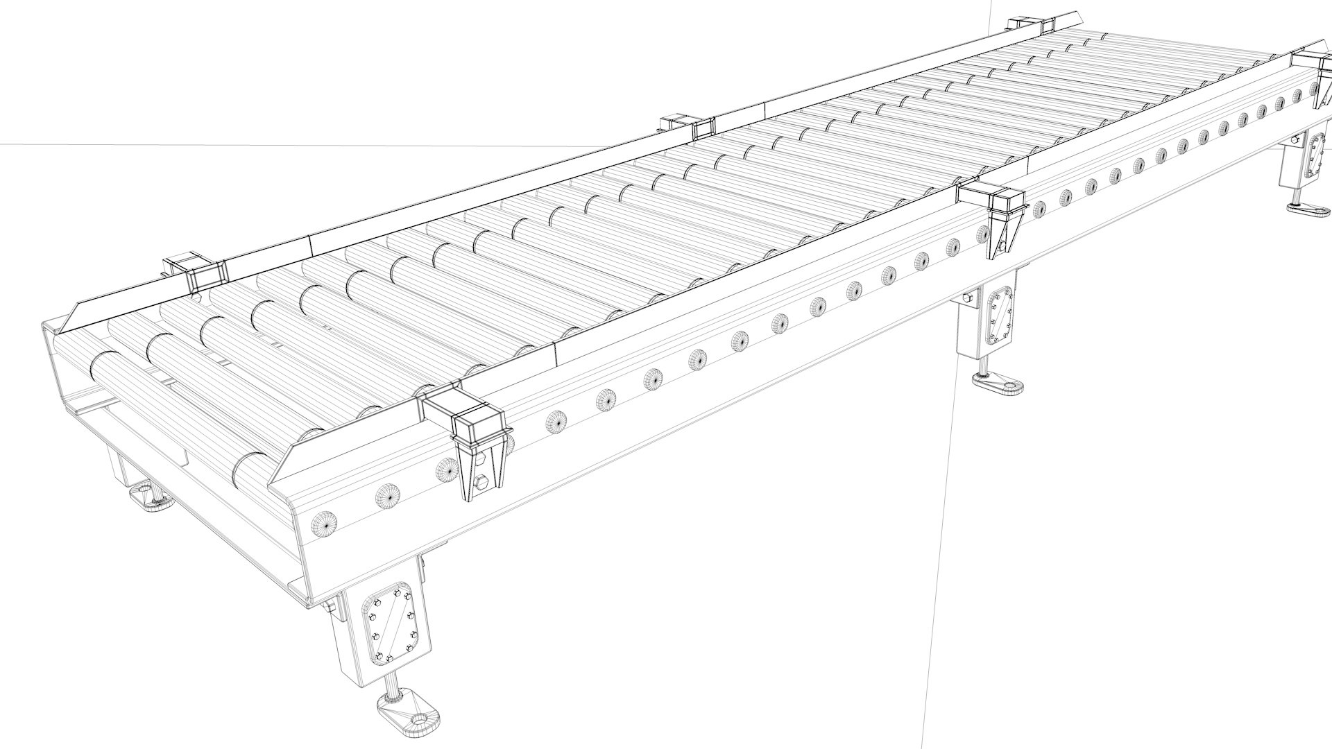3D Driven roller conveyor model https://p.turbosquid.com/ts-thumb/uD/e8YFi0/kR/563563553/jpg/1761123960/1920x1080/fit_q87/37861c6eaee6b6583bad8eecc6a392caace91c53/563563553.jpg