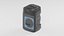 Portable Black Speaker with Blue Light Ring