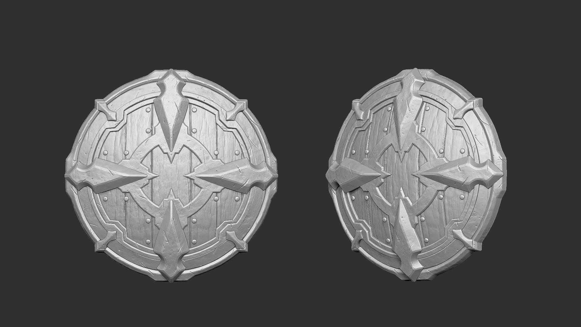 3D - shield model https://p.turbosquid.com/ts-thumb/uD/iwY9vt/65hyj1mZ/shieldcollection_n01/jpg/1602775911/1920x1080/fit_q87/4d0871f457db75c5dfd3950669404f8265885a8f/shieldcollection_n01.jpg