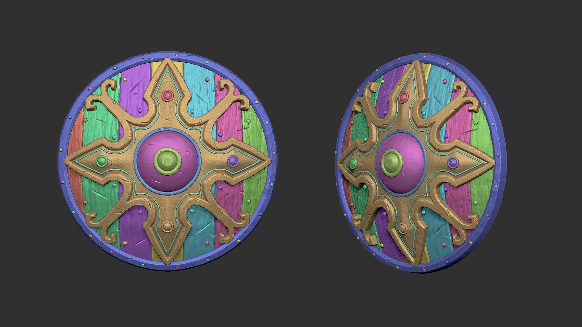 3D - shield model https://p.turbosquid.com/ts-thumb/uD/iwY9vt/CTyKu7Ap/shieldcollection_a02/jpg/1602775836/1920x1080/fit_q87/cf880777445cb700189b56c7e7e6337de4899e9b/shieldcollection_a02.jpg