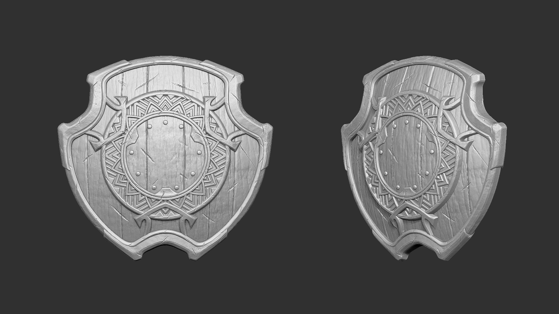 3D - shield model https://p.turbosquid.com/ts-thumb/uD/iwY9vt/DELqVLEO/shieldcollection_g01/jpg/1602775857/1920x1080/fit_q87/2e31b427ffb1c90b88da0577f70d1b017e97a58f/shieldcollection_g01.jpg