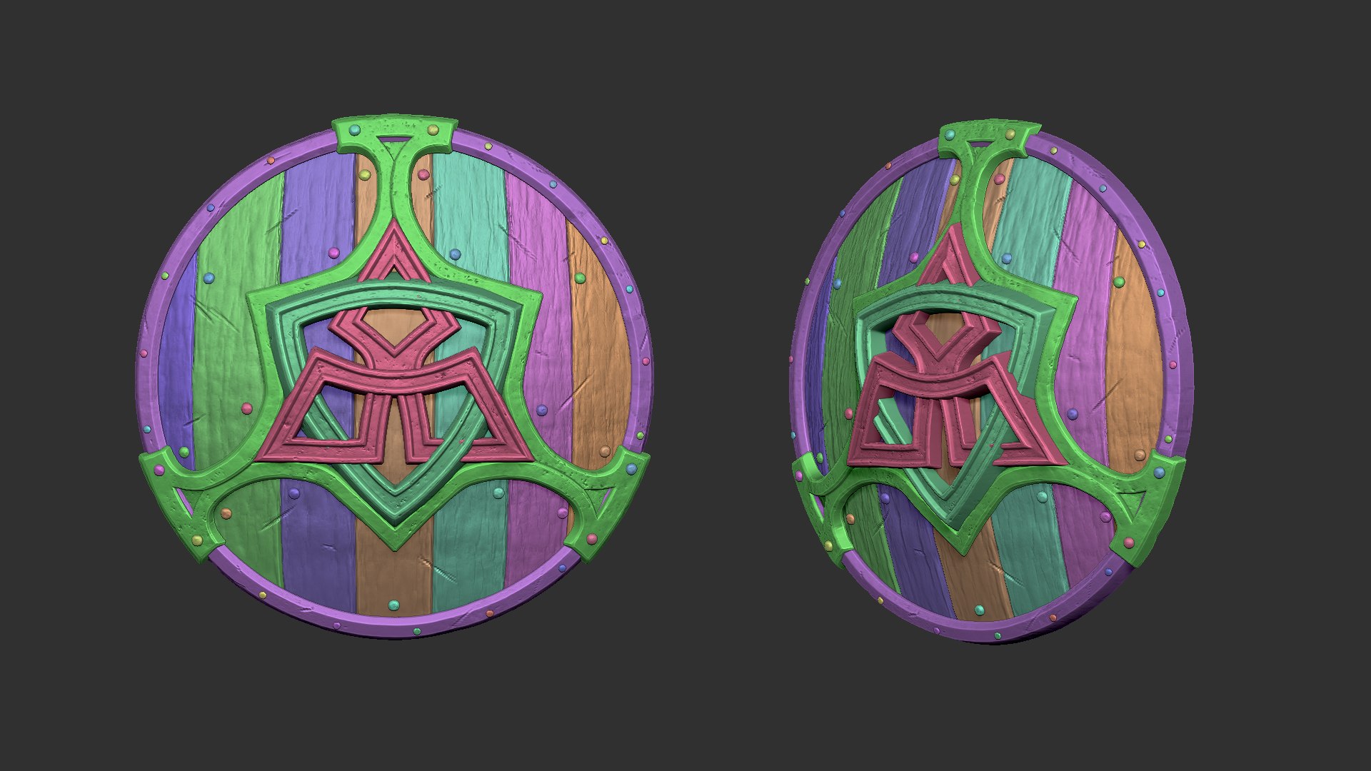 3D - shield model https://p.turbosquid.com/ts-thumb/uD/iwY9vt/KL9FgjEi/shieldcollection_c02/jpg/1602775824/1920x1080/fit_q87/6d0f685cfdb906294d60423773bdddd9ecbf2e8f/shieldcollection_c02.jpg