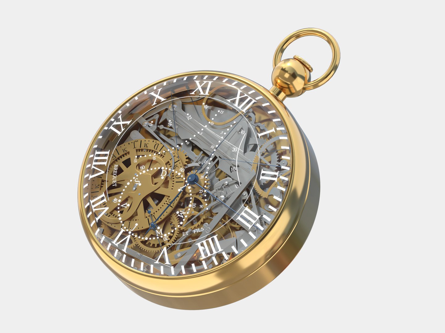 Breguet Grande Complication Marie Antoinette 1160 3D Model