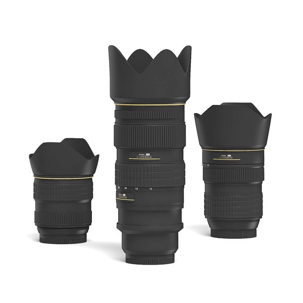 camera lenses 3D