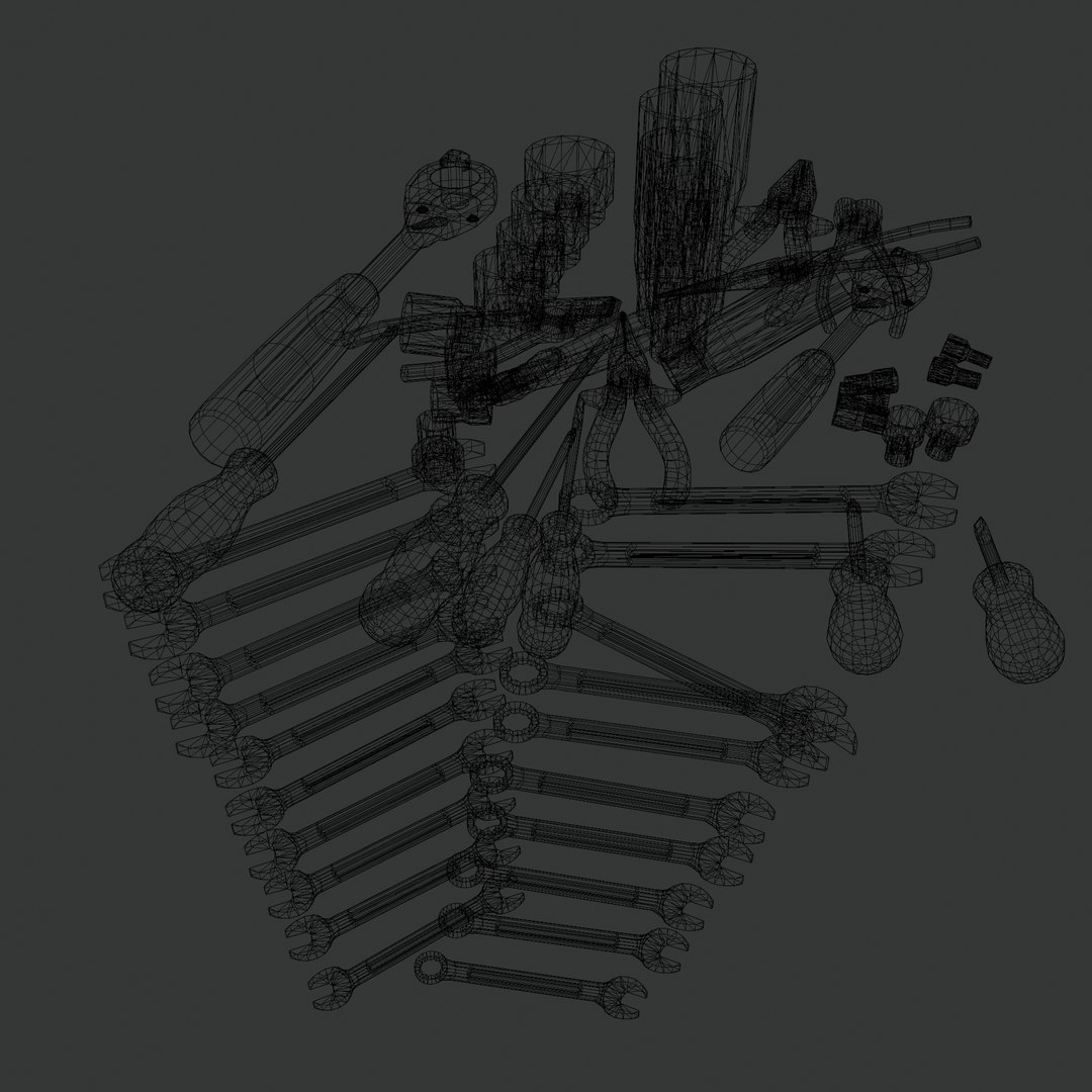Set Of Tools 3D Model - TurboSquid 2550355