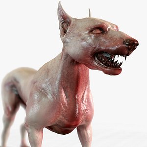 combat dog character model