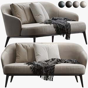 3D Sofa LESLIE LOUNGE SOFA by MINOTTI