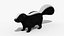 Skunk Animal 3d model