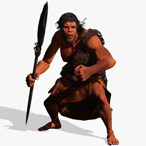 Neanderthal T-Pose Fur 3D model - TurboSquid 2089909