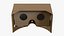 3D model Cardboard vr ar headset
