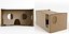 3D model Cardboard vr ar headset