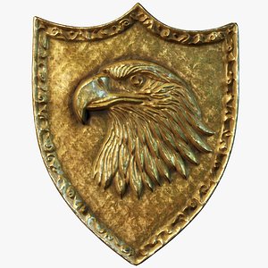 Eagle Heraldic Emblem PBR