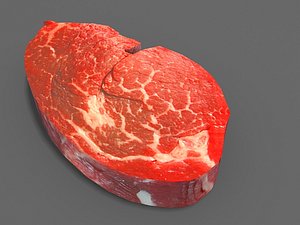 steak beef meat 3d model