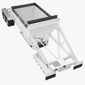 3D Belly Dump Trailer 01 model