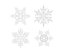 Snowflakes set v1