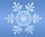 Snowflakes set v1
