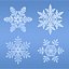 Snowflakes set v1