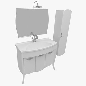 3d bathroom furniture house home model