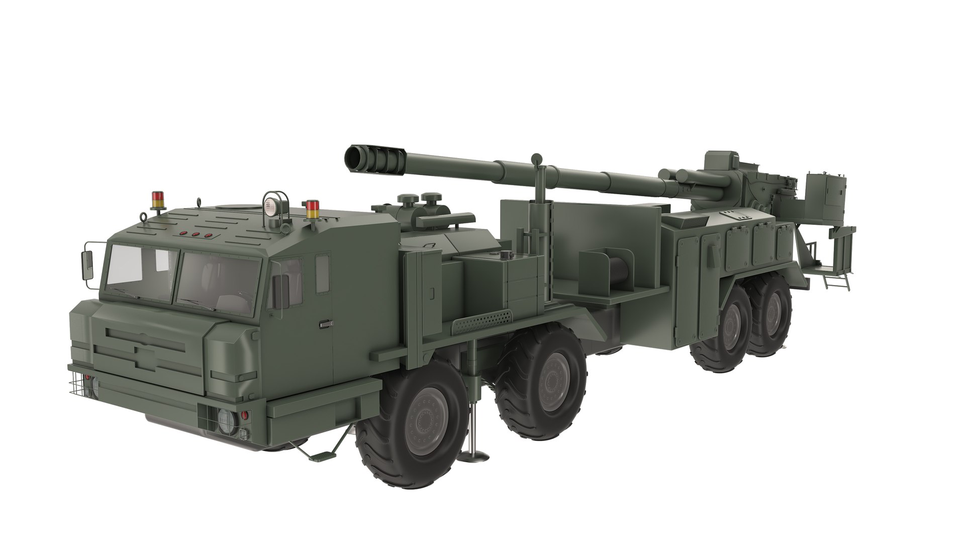 Malva 2s43 Self-Propelled Howitzer 3D Model - TurboSquid 2263818