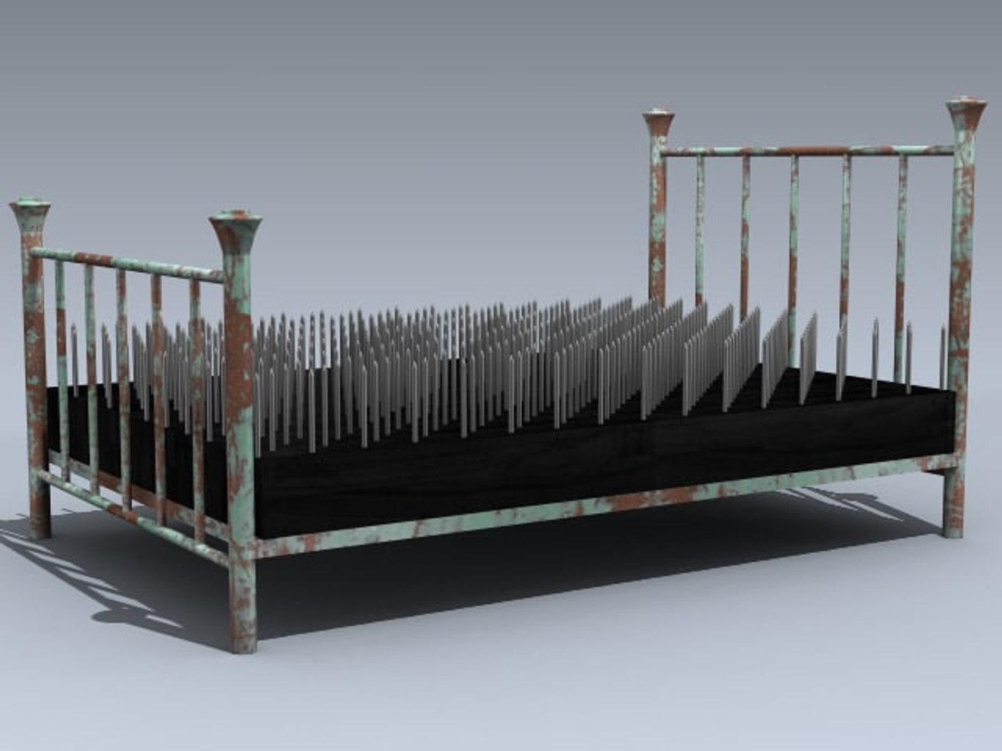 3d Model Bed Nails
