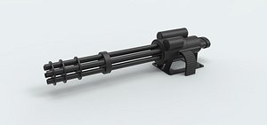 machine gun 3D model