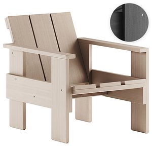 Hay Crate Lounge Outdoor Chair 3D model