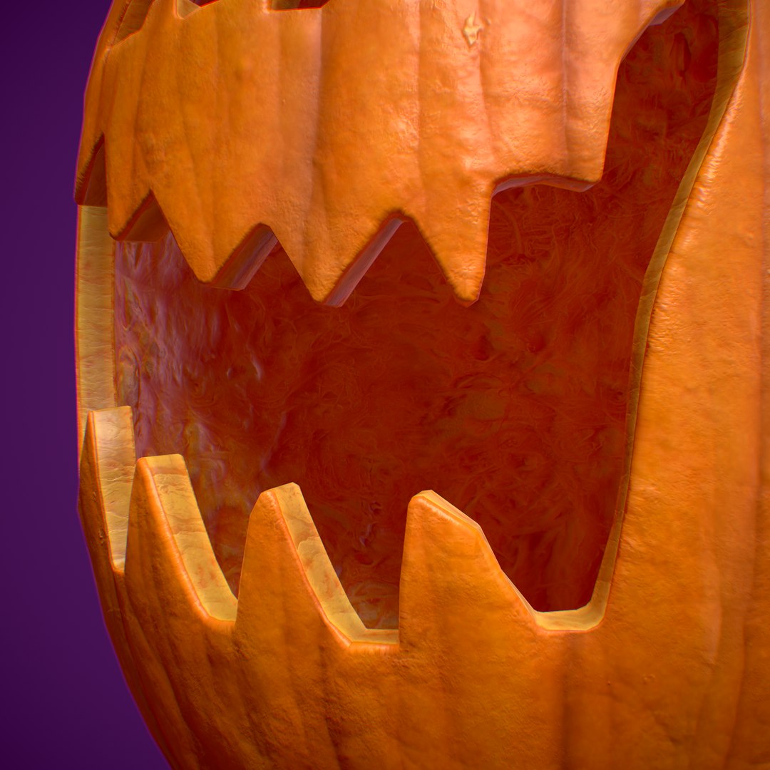 3D Pumpkin Halloween Big PBR 4K - TurboSquid 1972880