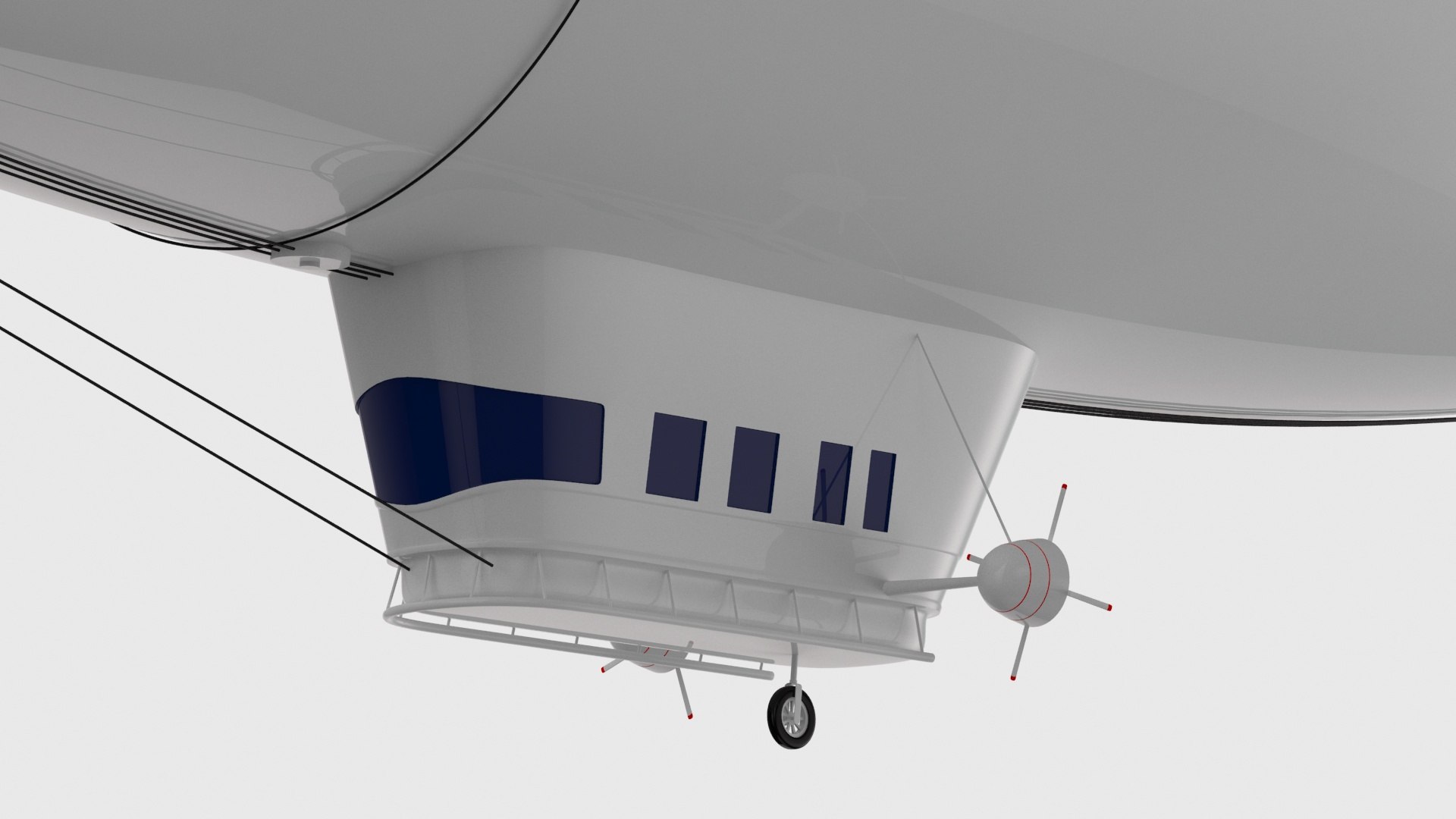 Blimp 3D Model - TurboSquid 2228252
