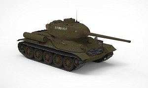 t-34 soviet tank 3D model