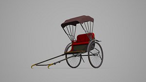 3D transport rickshaws model